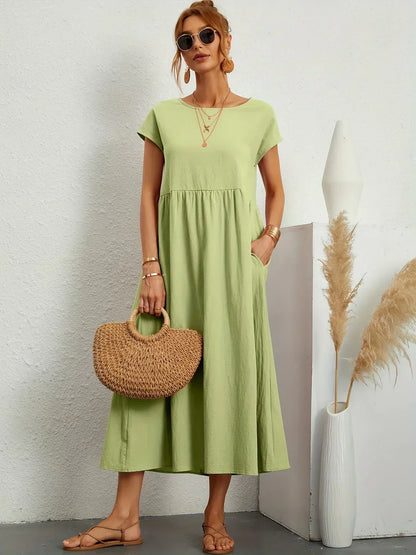 Vestido midi atemporal Rocío