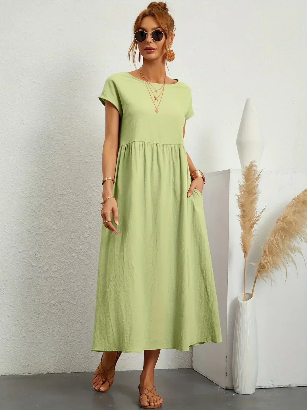 Vestido midi atemporal Rocío