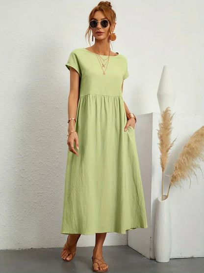 Vestido midi atemporal Rocío