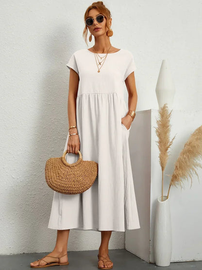 Vestido midi atemporal Rocío