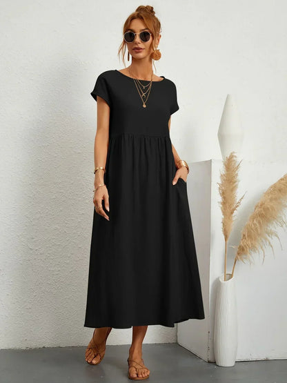 Vestido midi atemporal Rocío