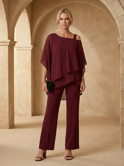 Conjunto de dos piezas en capas Paloma