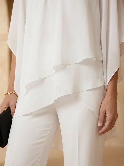 Conjunto de dos piezas en capas Paloma