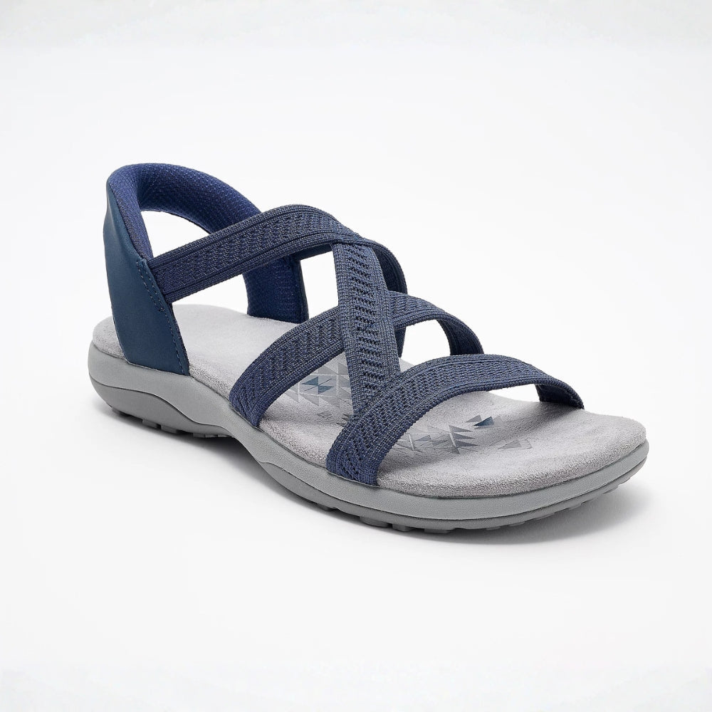 Sandalias tejidas cruzadas Ángela
