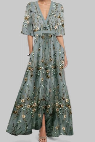 Vestido de saten Abril