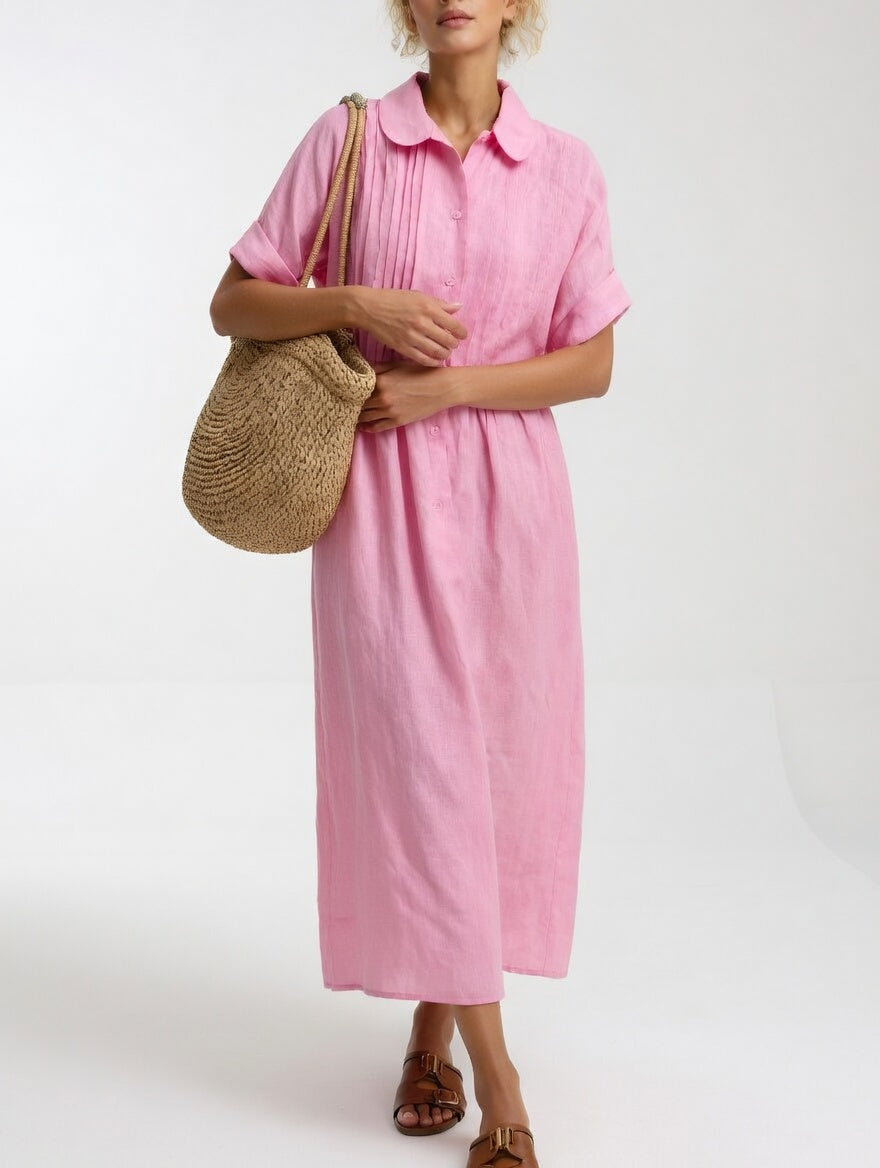 Vestido camisero fluido Jimena