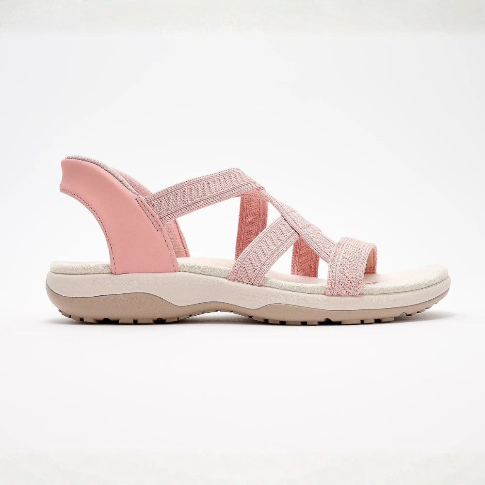 Sandalias tejidas cruzadas Ángela