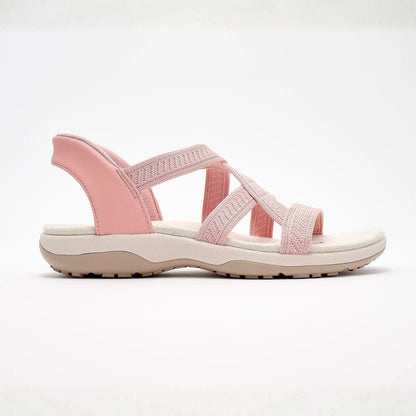 Sandalias tejidas cruzadas Ángela