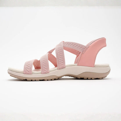 Sandalias tejidas cruzadas Ángela