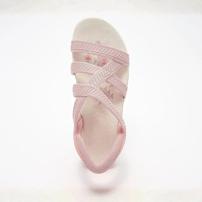 Sandalias tejidas cruzadas Ángela