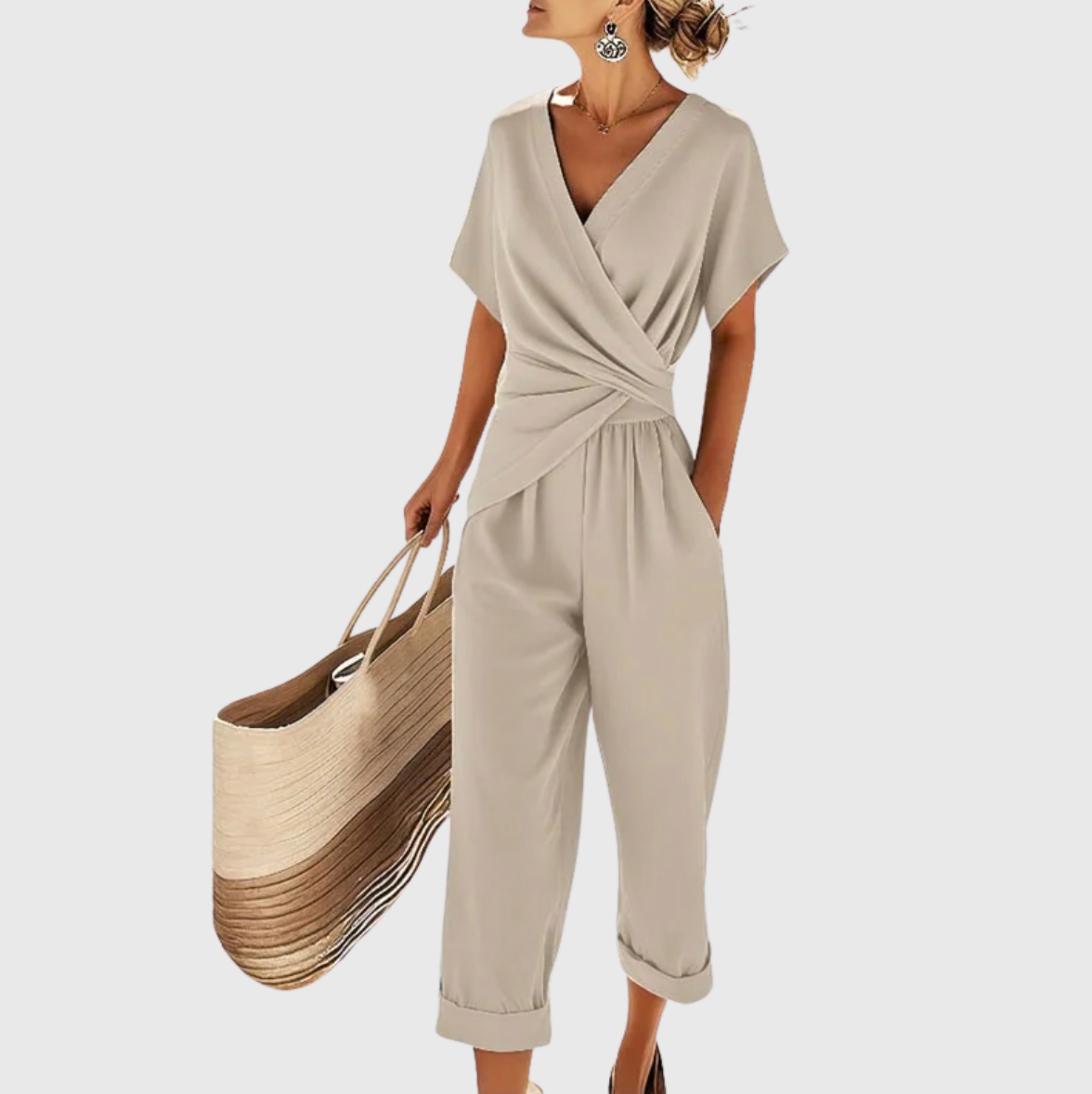 Conjunto elegante de dos piezas Emilia