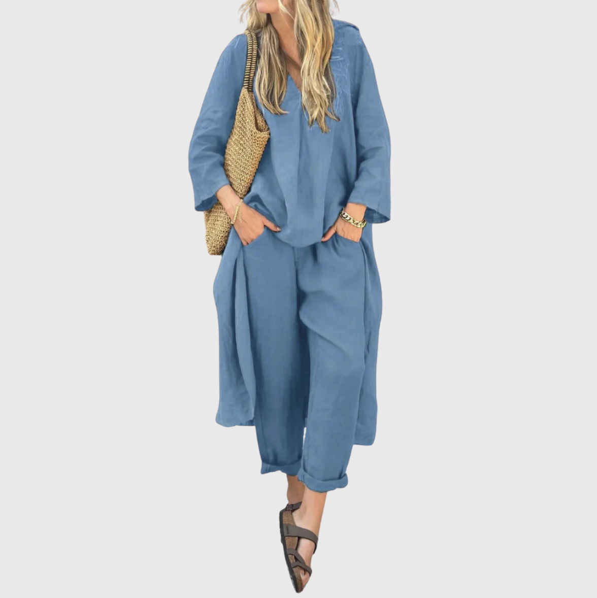 Conjunto elegante y cómodo de dos piezas Citlali