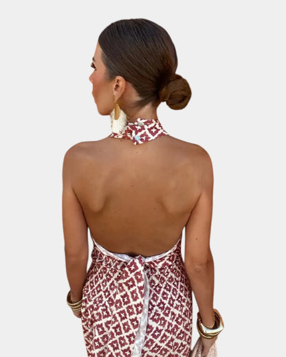Conjunto elegante de hombros descubiertos Sofía