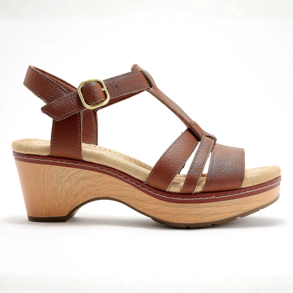 Sandalias de tacón con tira en T Daniela
