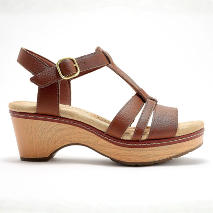 Sandalias de tacón con tira en T Daniela