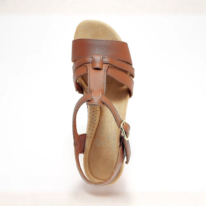 Sandalias de tacón con tira en T Daniela