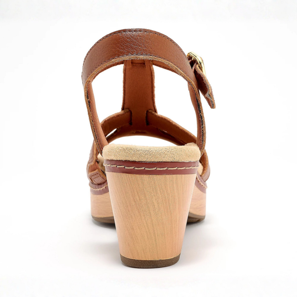Sandalias de tacón con tira en T Daniela