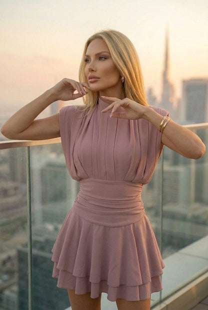 Vestido plisado Lorena