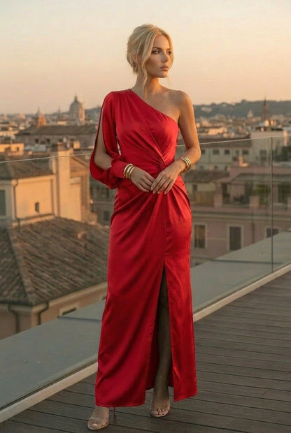 Vestido satinado Teresa