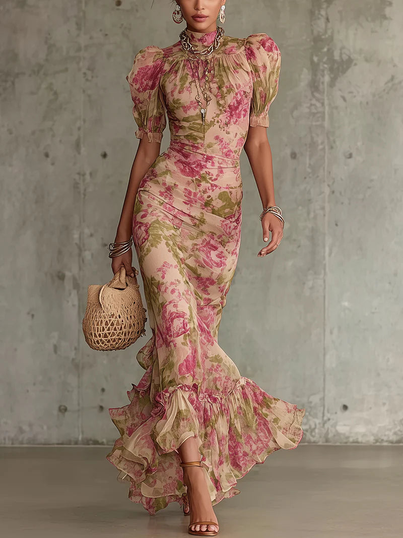 Vestido floral vintage Citlali