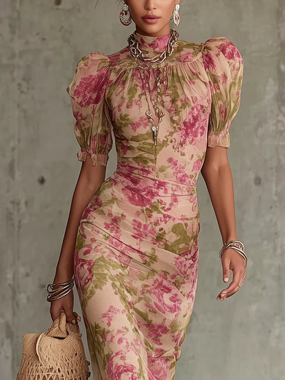 Vestido floral vintage Citlali