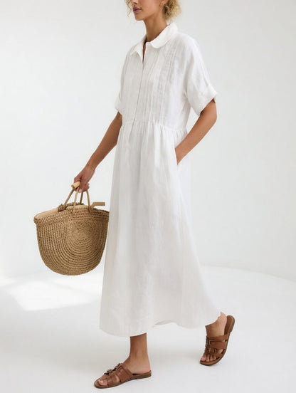 Vestido camisero fluido Jimena