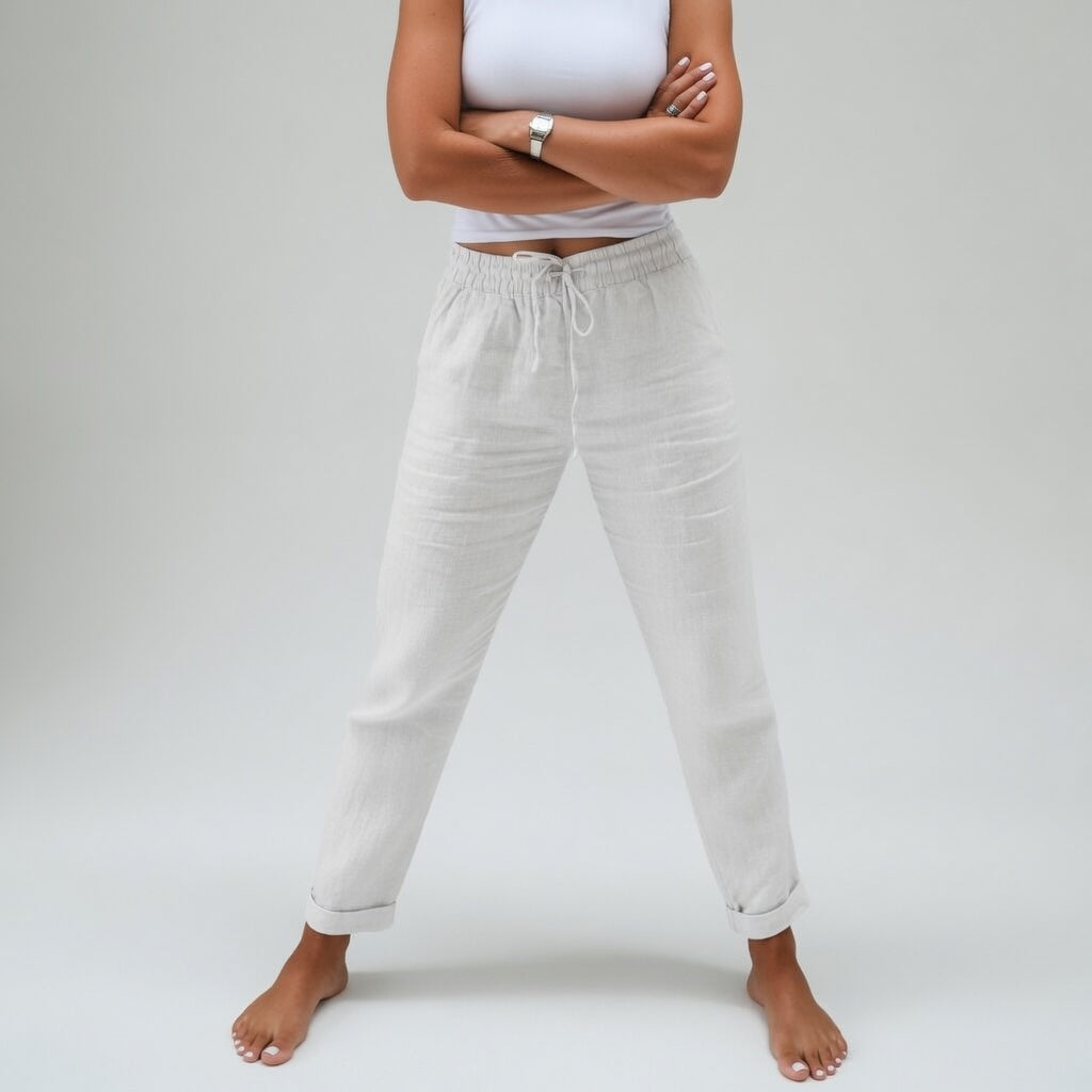 Pantalón de algodón fluido Galilea