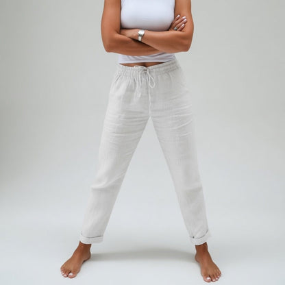 Pantalón de algodón fluido Galilea