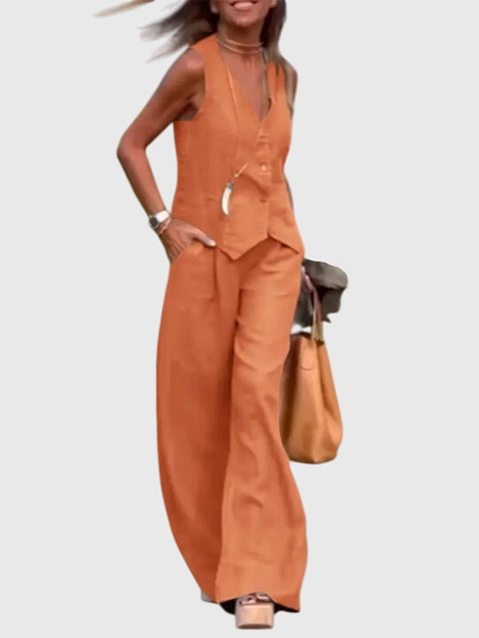 Conjunto elegante de dos piezas Ángela