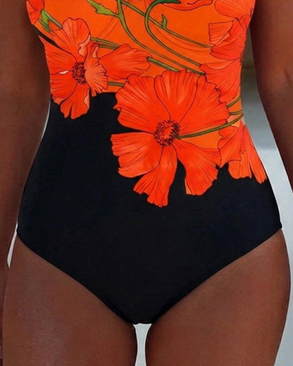 Traje de baño de una pieza cuello cuadrado Itzel