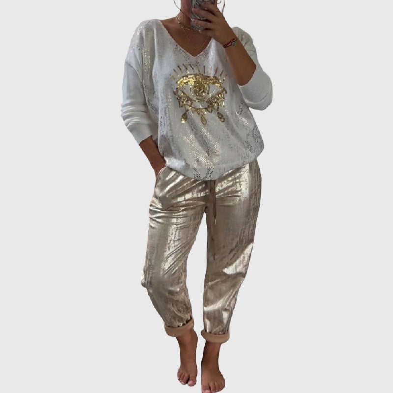 Conjunto casual elegante Mariana