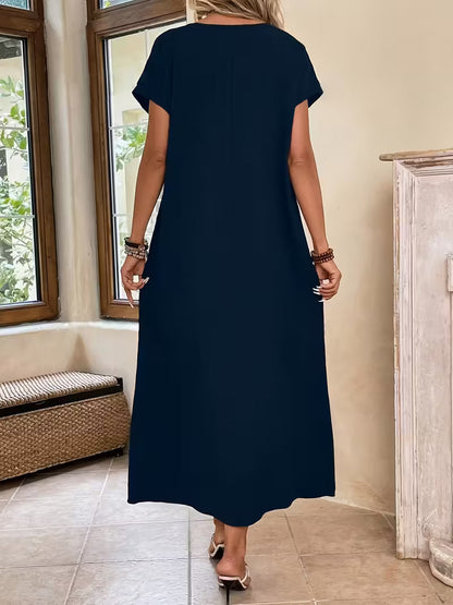 Vestido largo minimalista Alejandra