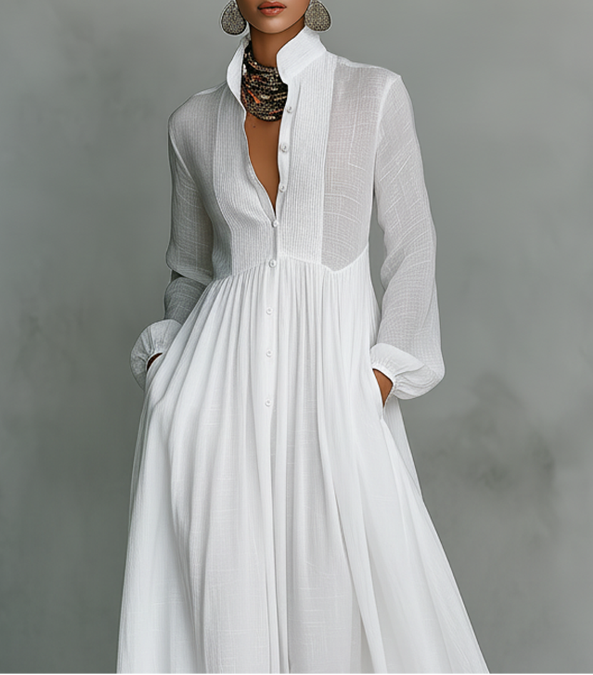 Vestido maxi minimalista Marbella