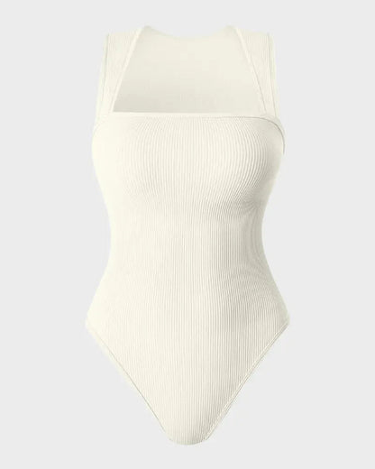 Body de control con cuello cuadrado