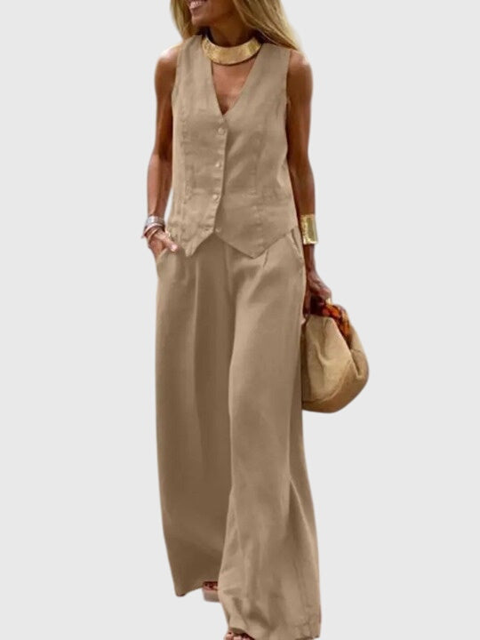 Conjunto elegante de dos piezas Ángela