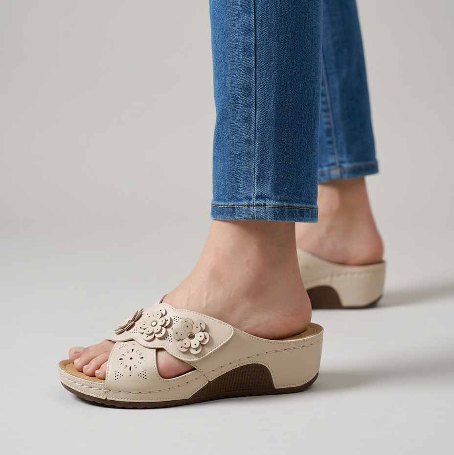 Ginevra — Sandalias cómodas de plataforma para mujer