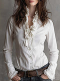 Blusa con volantes Mariana