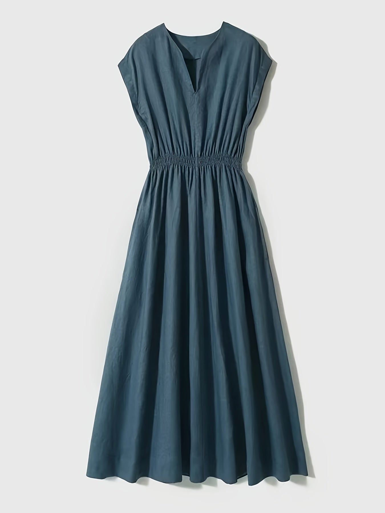 Vestido de lino mezclado Ximena
