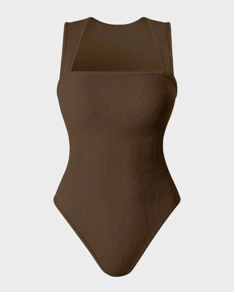 Body de control con cuello cuadrado