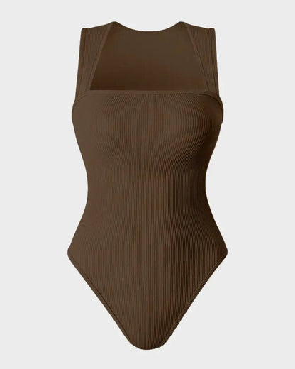 Body de control con cuello cuadrado