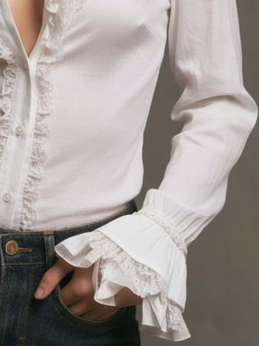 Blusa con volantes Camila