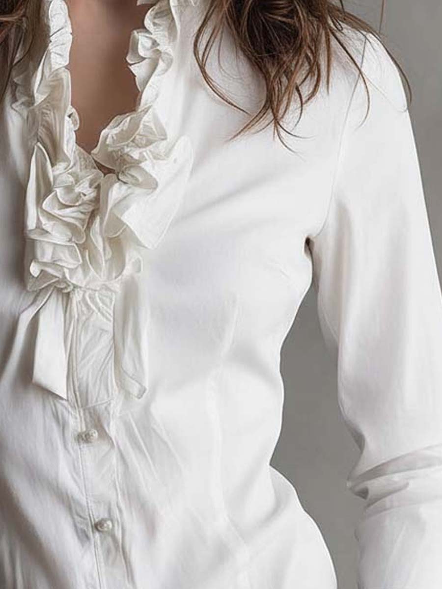 Blusa con volantes Mariana