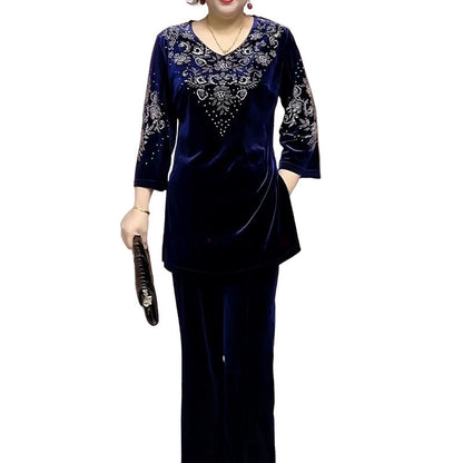 Conjunto elegante de terciopelo Nayeli