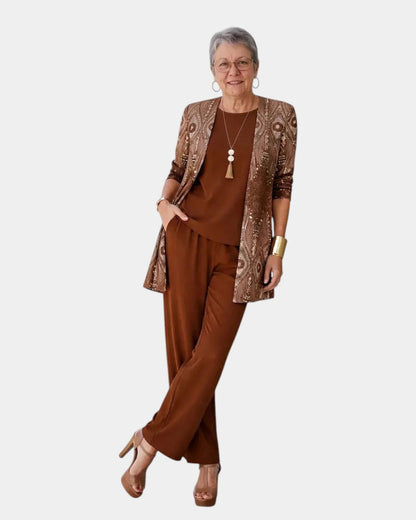Conjunto de tres piezas Karla