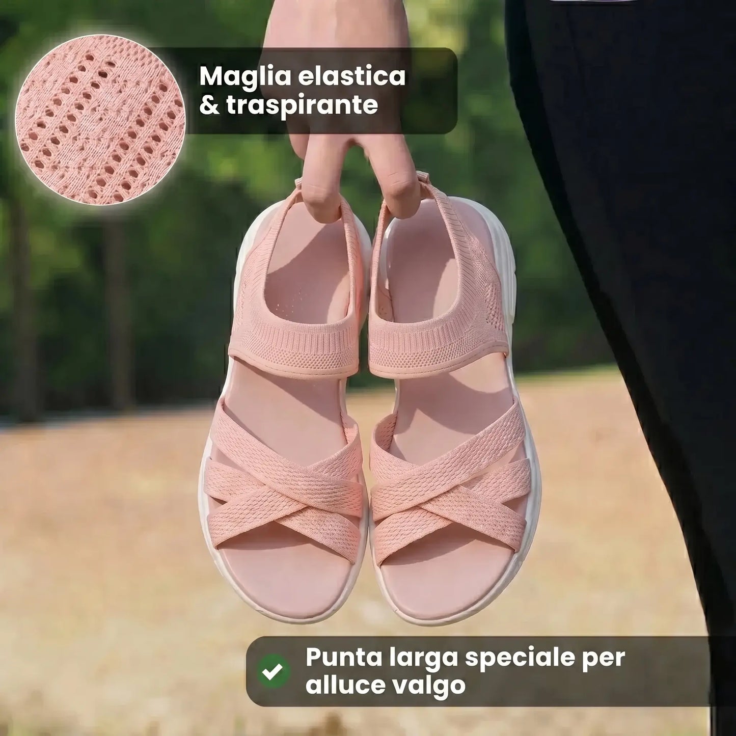 Sandalias ortopédicas cómodas Carmen