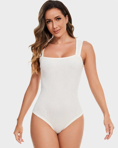 Body de control con cuello cuadrado
