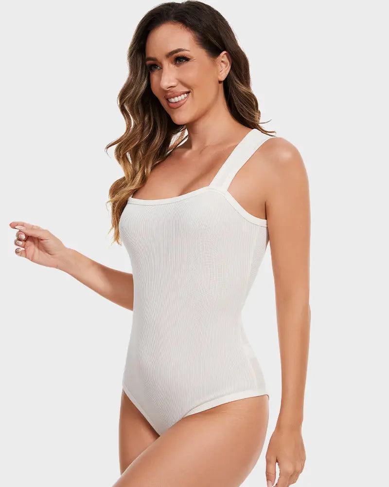 Body de control con cuello cuadrado