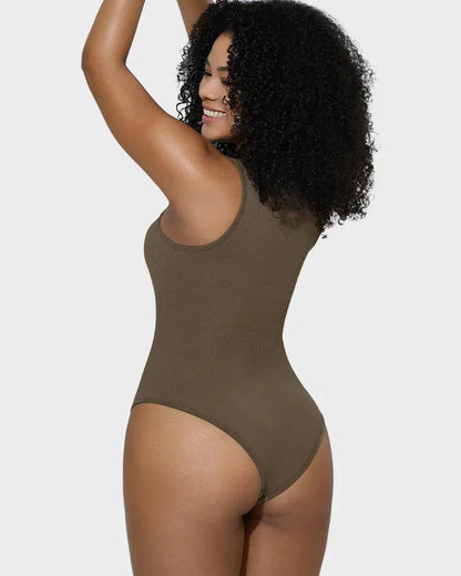 Body de control con cuello cuadrado