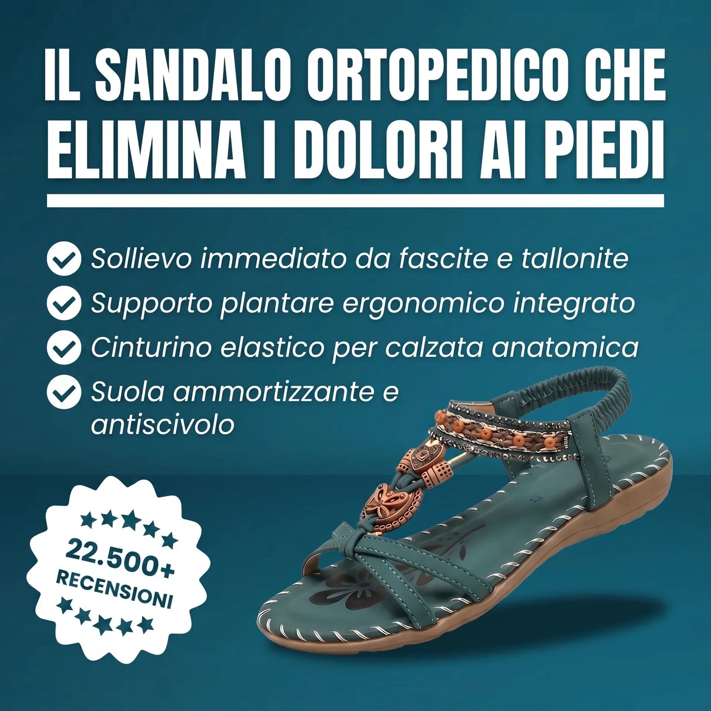 Sandalias ortopédicas cómodas Natalia