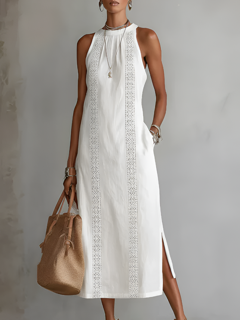 Vestido de lino Estela